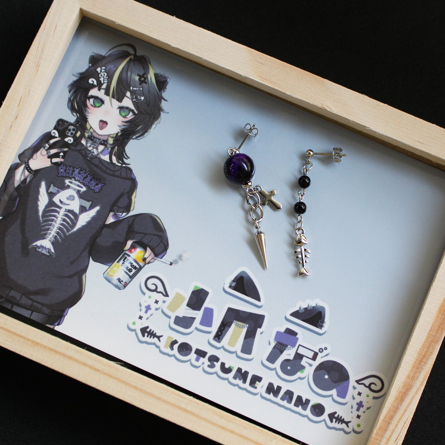 【小爪なの】地雷系Ver.イメージピアス/イヤリング