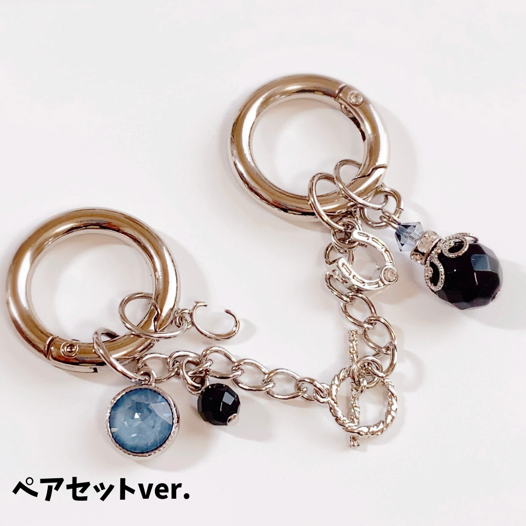 【灰寝ちこ】イメージペアキーホルダー