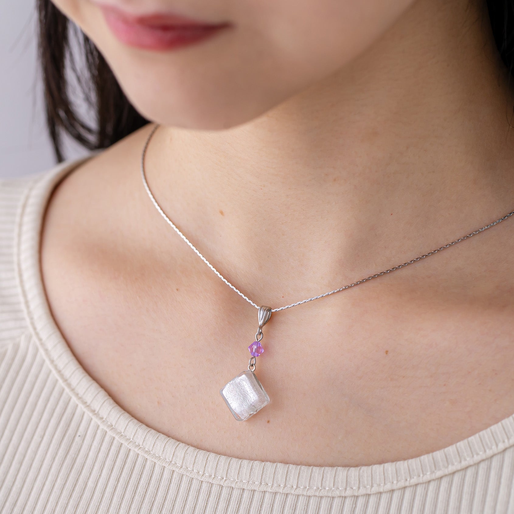 概念アクセサリー】ワンドロップネックレス〜piacetto(ピアチェット)〜