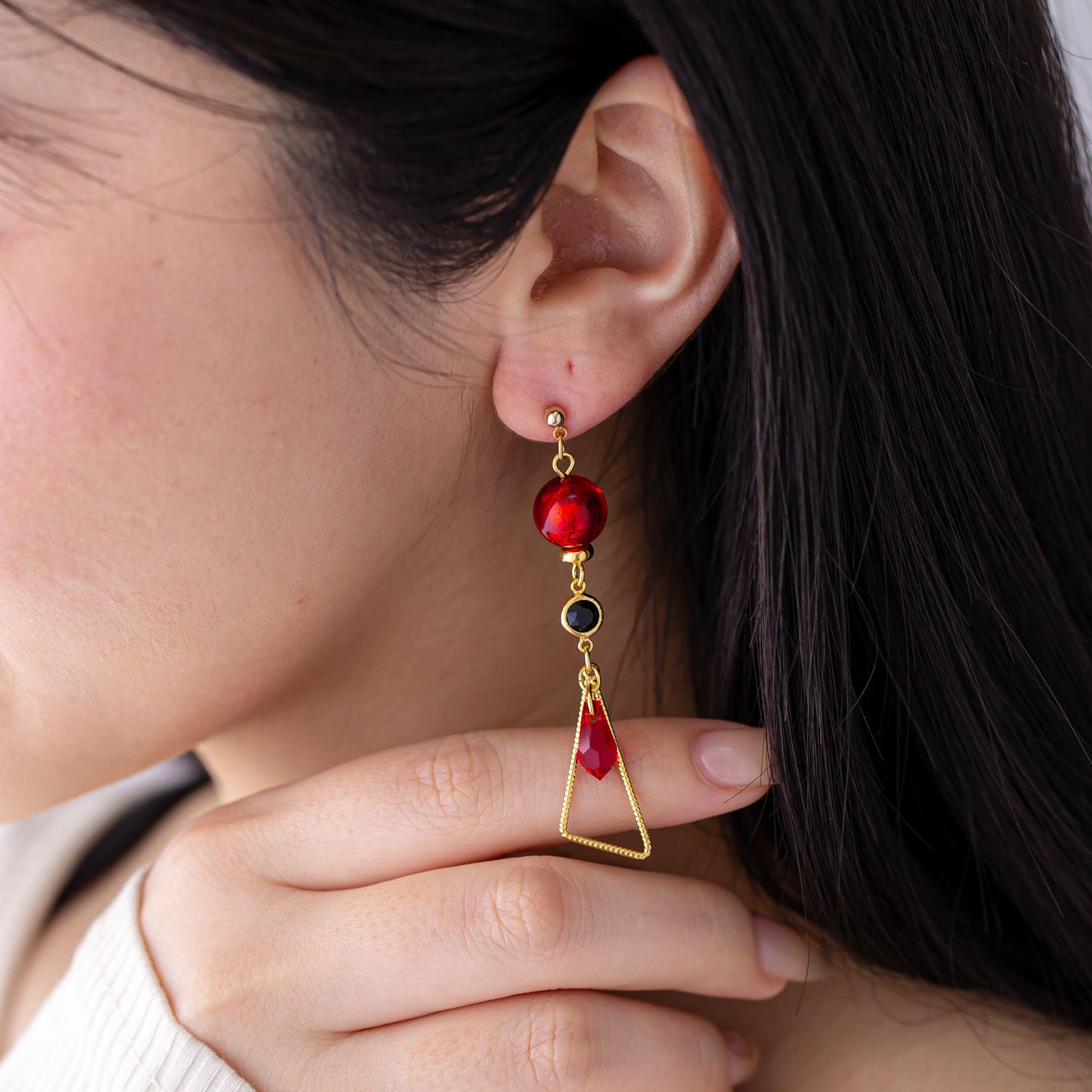 アクセントスタイルピアス/イヤリング