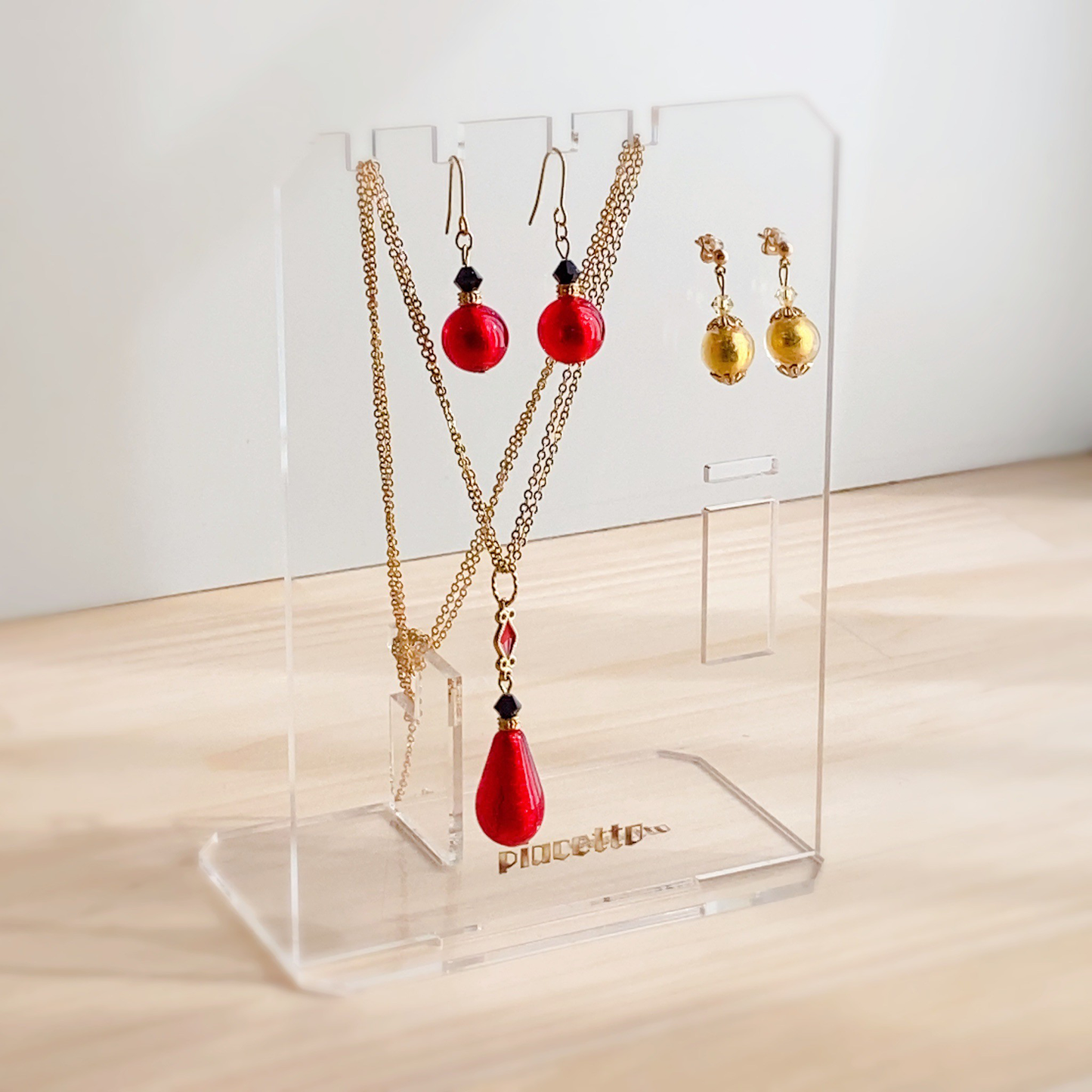 【piacettoオリジナル】アクセサリーディスプレイ専用アクリルスタンド