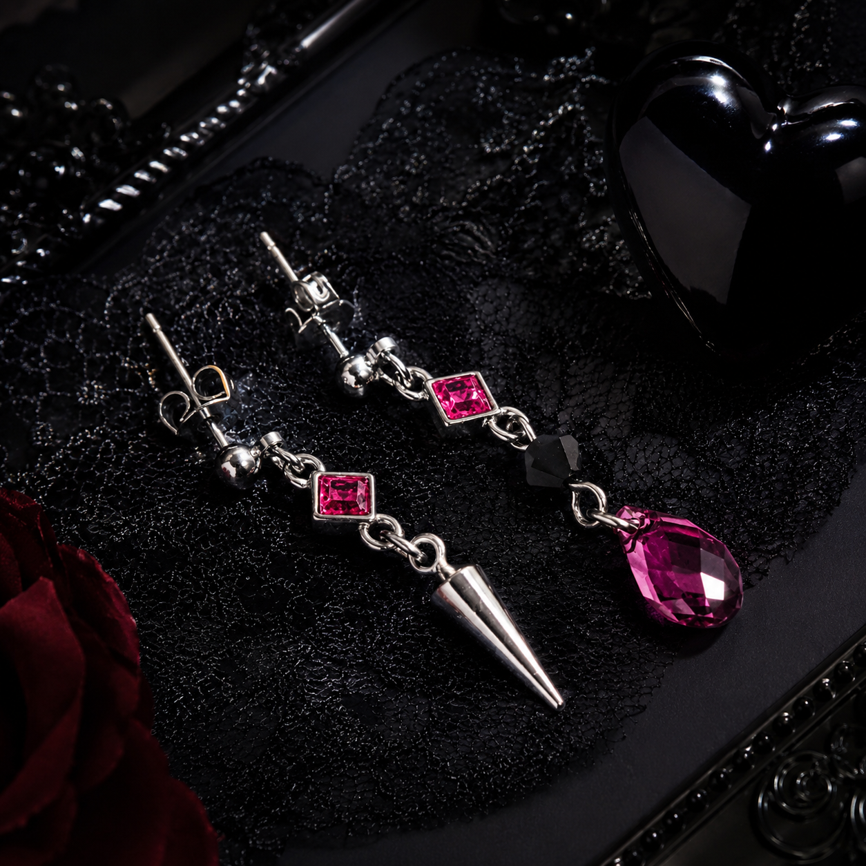 【黒穣あす】イメージイヤーアクセサリー