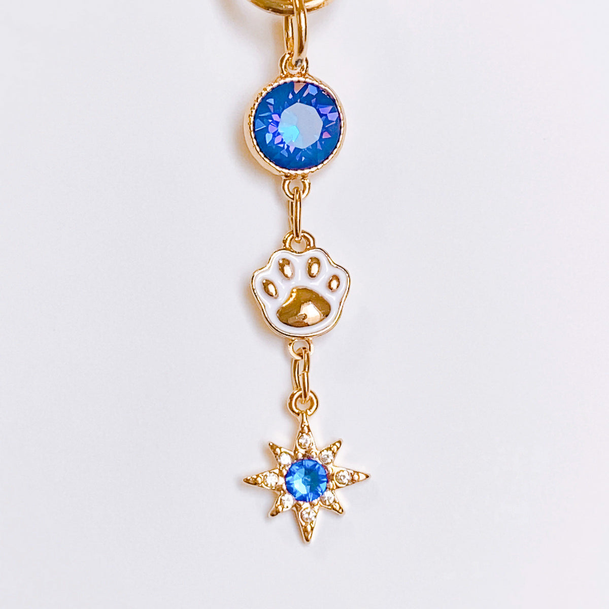 【酒呑けんぴ】蒼星の魔法キーホルダー