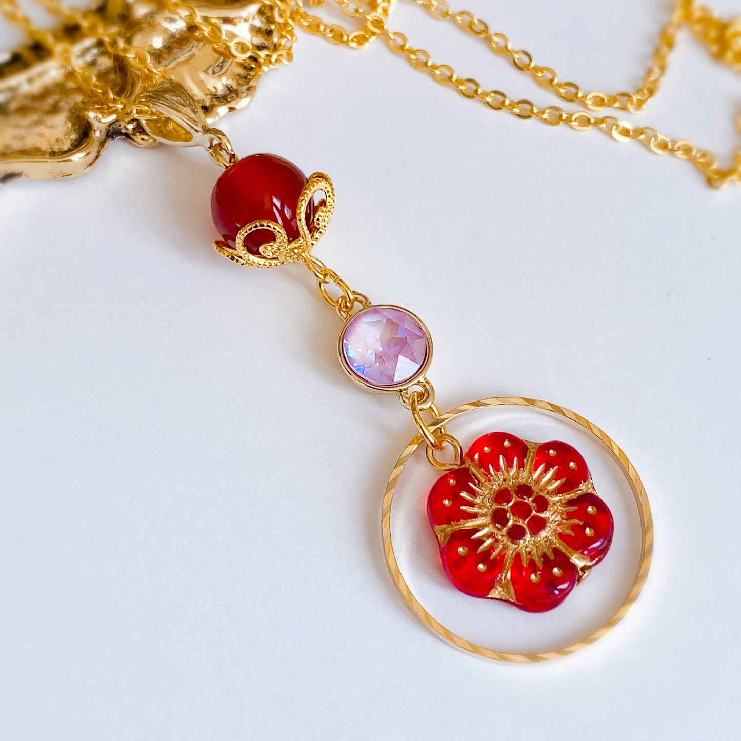 【花緒ミズキ】イメージネックレス