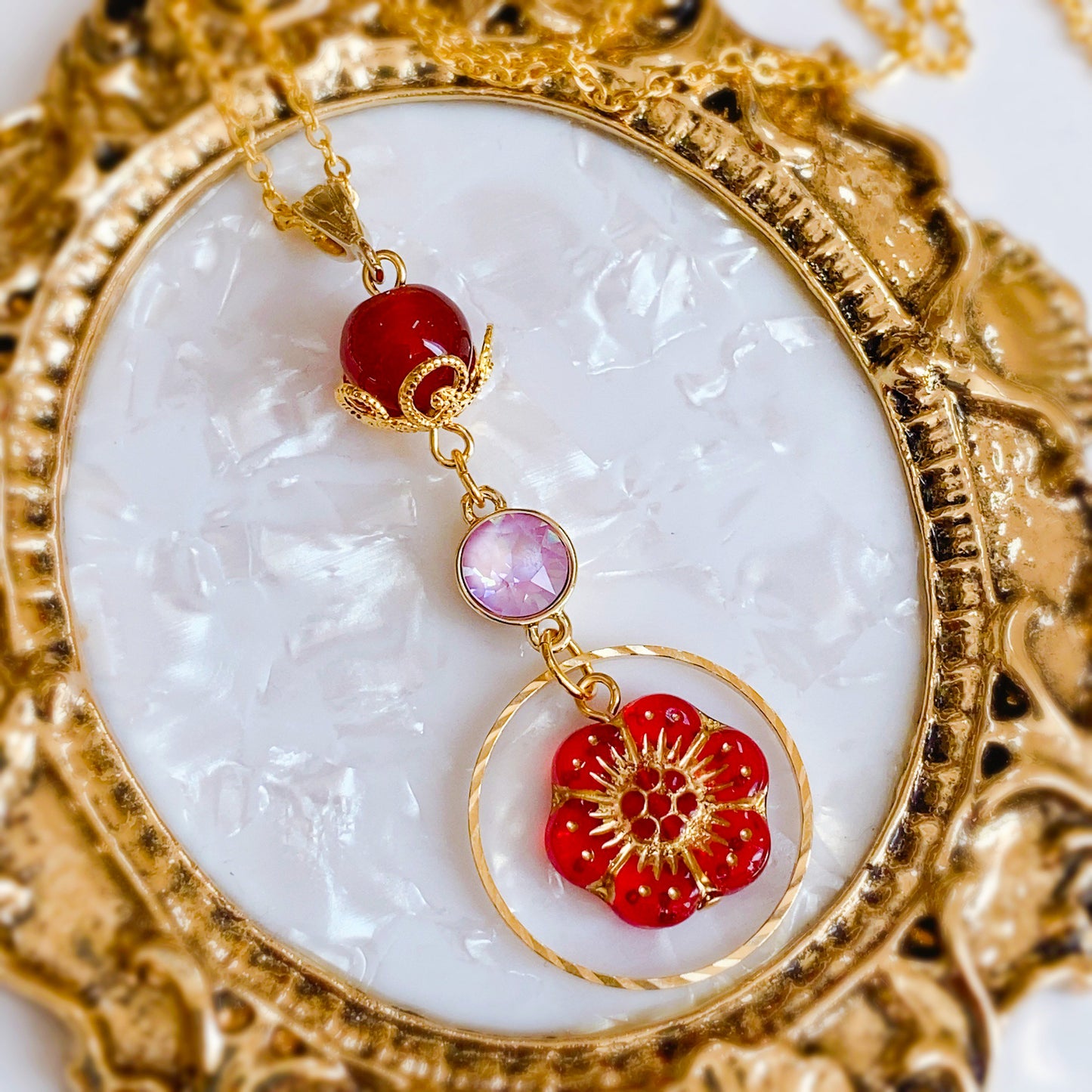 【花緒ミズキ】イメージネックレス