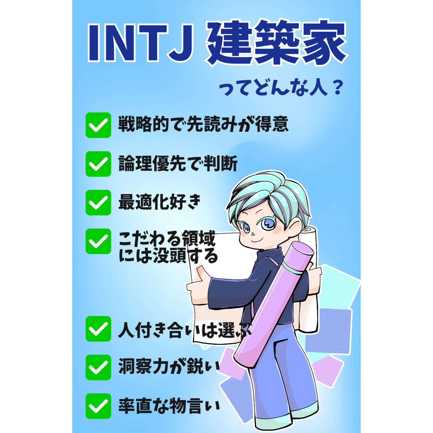 【INTJ】ラピスラズリ【建築家】